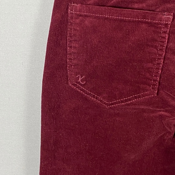 Kut From The Kloth Diana Stretch Corduroy Skinny Pants in Burgundy Sz 6 - Picture 8 of 13